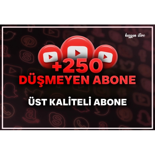  +250 Abone + garanti